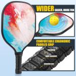 Pickleball Set Net with 4 Paddles, 6FT/11FT/22FT Portable 3-in-1 Pickle Ball Net with Carry Bag, Pickleballs, Designed for All Weather Conditions (3-in-1 Pickleball net with Rackets)