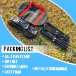 FDLS 10FT Portable Pickleball Net with Carry Bag for Indoor Outdoor, Easy Set up