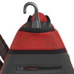 Athletico Sling Bag - Crossbody Backpack for Pickleball, Tennis, Racketball, and Travel for Men and Women (Red)