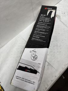 Onix Pickleball 2-in-1 Regulation-Size Portable Net and Practice Net Set Includes Carrying Case with Wheels,White