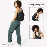 Sherpani Esprit, Sling Backpack, 10L Travel Bag, Women Shoulder Sling Purse, Crossbody Backpack, Travel Gifts, Pickleball Bag, RFID Protection, Fits 10 Inch Tablet (Raven Heritage)