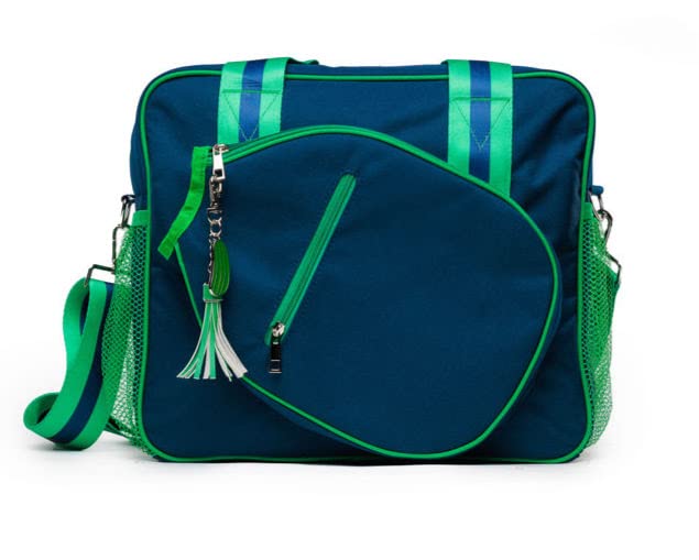 Navy/Green Pickleball Bag for Women and Men