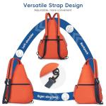 KAVIGOR 2025 Pickleball Sling Bag, Convertible Ultra-Light Backpack with Skin-Soft Fabric & Wet/Dry Pocket, Fits 4 Paddles + Gear