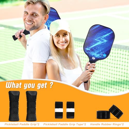 Pickleball Paddle Grips - 2 Pack Overgrip Set