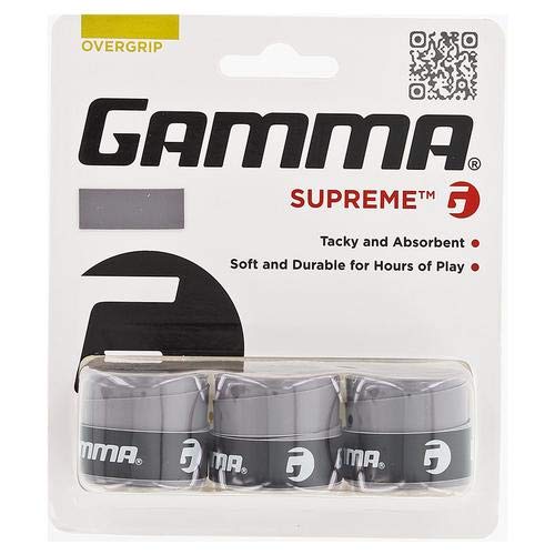 GAMMA Sports Supreme Overgrip for Rackets, 3 Pack