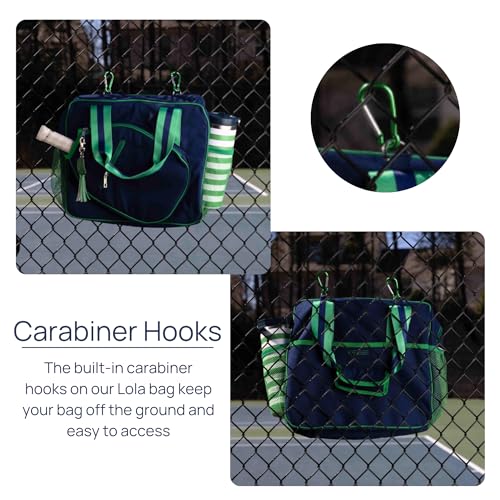 Navy/Green Pickleball Bag for Women and Men