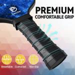 DULCE DOM USAPA Approved Fiberglass Pickleball Paddles Set of 4, Lightweight Pickleball Set with 4 Cooling Towels, 4 Lead Tapes, 4 Pickleballs and Pickleball Bag, Pickle Ball Equipment for Men Women
