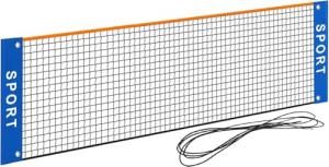 Eastgoing 10 ft Mini Portable Soccer Tennis Net | Pickleball Net for Driveway Backyard. Easy Assemble Beach Tennis Net -（Only Net）