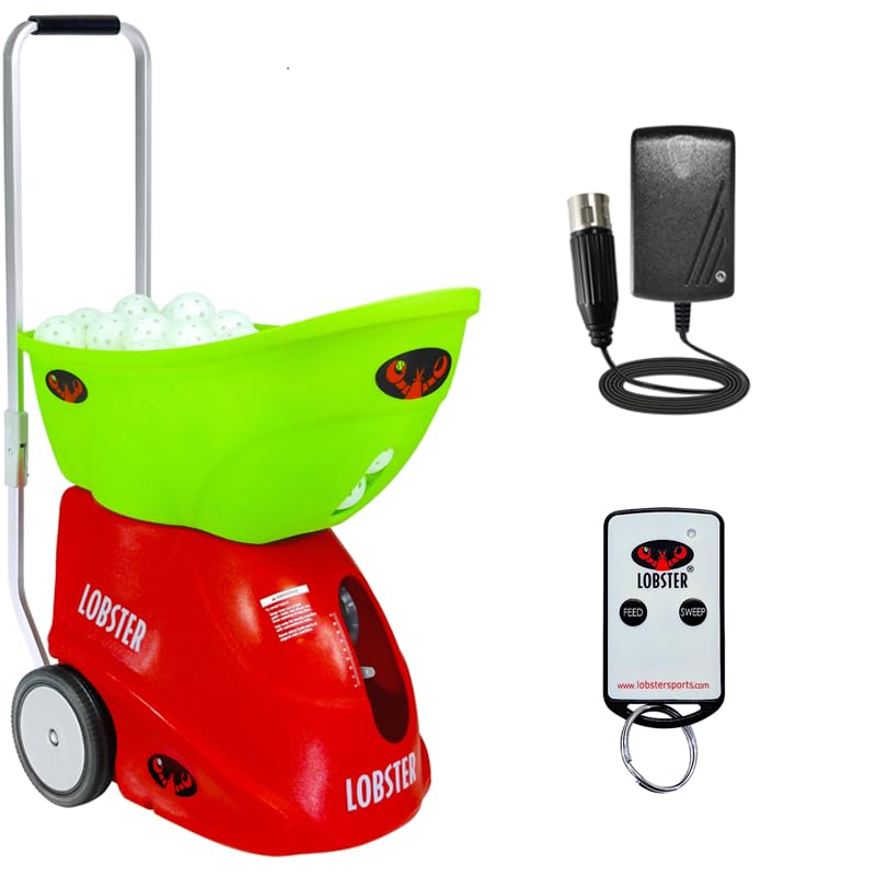 Lobster Pickleball Machine: Full-Featured Adjustable Spin, Lightweight