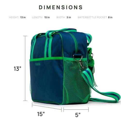 Navy/Green Pickleball Bag for Women and Men
