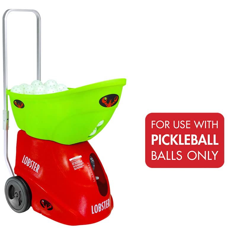 Lobster Pickleball Machine: Full-Featured Adjustable Spin, Lightweight