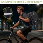 FABIEN CHERON Tennis Bag,Pickleball Bag with Shoe Compartment and Cooler,Fence Hook Design Basketball Backpack for Tennis/Pickleball/Basketball Sport(Grey)