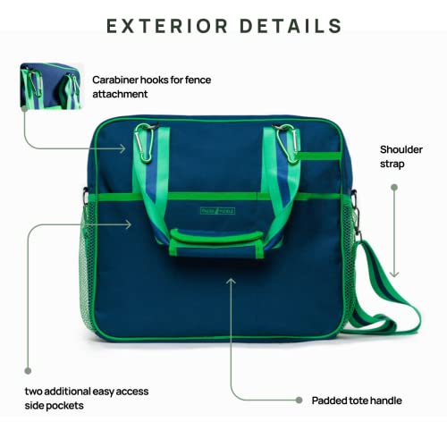 Navy/Green Pickleball Bag for Women and Men