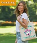 LUERHUI Pickleball Gifts Tote Bag for Women Girls, Just a Girl Who Loves Pickleballs Tote Bag