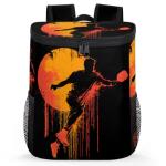 Cooler Backpack Pickleball Graffiti Insulated Leakproof Backpack Lightweight Ice Coolers Waterproof Cooler Bag Lunch Backpack for Camping Hiking Picnic for Men Women