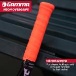 Gamma Sports Neon Tac Overgrip, Tacky Grip for Tennis, Pickleball, Squash, and Badminton Racquets, Assorted 3 Pack