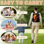 Cooler Backpack Pickleball Graffiti Insulated Leakproof Backpack Lightweight Ice Coolers Waterproof Cooler Bag Lunch Backpack for Camping Hiking Picnic for Men Women