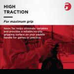 Gamma Sports Neon Tac Overgrip, Tacky Grip for Tennis, Pickleball, Squash, and Badminton Racquets, Assorted 3 Pack