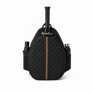 RAREGRAY Premium Tennis Bag – Large Capacity Crossbody Racket Bag for Tennis, Pickleball, Badminton & Squash – Water-Resistant, Lightweight for Women & Men (BLACK)