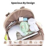 Mosthink Pickleball Racket Backpack Tennis Bag for Women Water-Resistant and Machine Washable Tennis Backpack，Lightweight Sports Bag for Pickleball, Badminton (Plaid Brown)