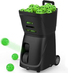 LKXNEW Smart Portable Pickleball Machine - Automatic Ball Launcher, 80-Ball Capacity & Multiple Training Modes for All Skill Levels