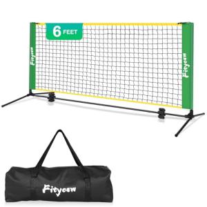 FITYCSW 6FT Small Mini Pickleball Net Portable Outdoor Driveway Net，Pickleball Dink Net for Training for Indoor and Outdoor
