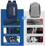 KAVIGOR Pickleball Bag, Large Pickleball Backpack Holds 4 to 6 Paddles, Shoes Compartment & Wet/Dry Pocket (9 Pockets), Charge Port