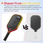 DGYGQ Pickleball Paddles, T700 Raw Carbon Fiber Surface, 16mm Polypropylene Honeycomb Core for All Skill Levels - Larger Sweet Spot for Max Spin, Control & Power