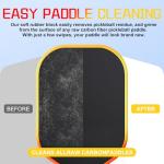 DGYGQ Pickleball Paddles, T700 Raw Carbon Fiber Surface, 16mm Polypropylene Honeycomb Core for All Skill Levels - Larger Sweet Spot for Max Spin, Control & Power