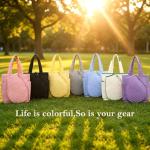 Ulico Personalized Tennis Bag for Women, Custom Embroidered Name Quilted Racket Backpack, Large Waterproof Lightweight Tote Bag for Pickleball & Badminton