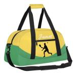 Herdesigns Custom Pickleball Gym Duffel Bag for Men, Ball Personalized Name Travel Sport Tote Bags Custom Overnight Weekender Bags, Yellow Green