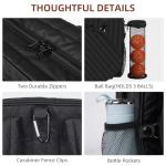 VANNMESTER Pickleball Bag for Women with Detachable Paddle Case,Stylish Tote Large Capacity Paddle Holder,External Water Holder and Ball Bag, Waterproof Shoulder Pickleball Tote Bag Black