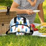 SinSenMa Personalize Insulated Lunch Bag,Customized Name Lunch Box with Shoulder Strap,Large Tote Bag Reusable Containers Meal Prep Work Picnic Thermal Cooler Bag Pickleballs