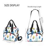 SinSenMa Personalize Insulated Lunch Bag,Customized Name Lunch Box with Shoulder Strap,Large Tote Bag Reusable Containers Meal Prep Work Picnic Thermal Cooler Bag Pickleballs