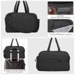 GZSXXTS Tennis Tote Bag with Shoe Compartment - Extra-Large Quilted Pickleball Bag Holds 2-4 Rackets, Water-Resistant & Lightweight for Men & Women (Brown)