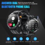 Rugged Military Smart Watch for Fitness Tracking