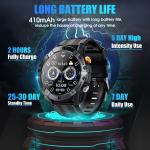 Rugged Military Smart Watch for Fitness Tracking