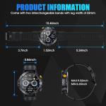 Rugged Military Smart Watch for Fitness Tracking