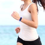 Blue Silicone Sports Watch & Step Pedometer