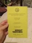 Weight Watchers Kentucky & Indiana Recipe Pamphlet
