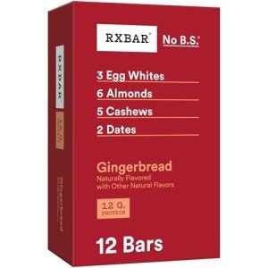 Gingerbread RXBAR Protein Bars - 12 Count Box