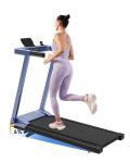 DeerRun Treadmills for Home with Incline and Handles, 3.0 HP Foldable Treadmill for Small Spaces, Folding Running Machine with Smart APP