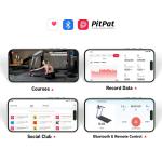 DeerRun Treadmills for Home with Incline and Handles, 3.0 HP Foldable Treadmill for Small Spaces, Folding Running Machine with Smart APP