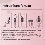 Rotating Waist Trainer Machine with Pull Rope - ABS Plastic Core Exercise Equipment for Home Gym Office Park Workout - Waist Slimmer Massager for Fitness Toning Body Shaping Adults Seniors