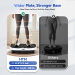 HTM Vibration Plate Exercise Machine Fitness Equipment Weight Loss