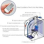 2025Luxury   Portable Sauna   Weight Loss Negative Ion Detox Therapy  Radiant  Rejuvenator  Foot Heat Plate