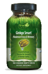 Irwin Naturals Ginkgo Smart Powerful Nootropic Brain Booster - 60 Liquid Softgels