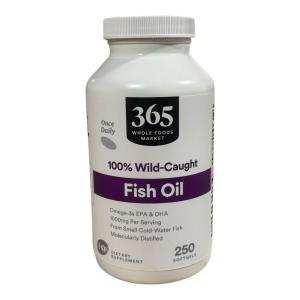Whole Foods Fish Oil 1000 Mg Softgels - 250 Count