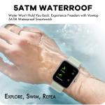 Vowtop 24/7 Fitness Tracker Smart Watch - Olive Green