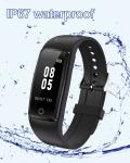 Smart Fitness Tracker with Heart Rate Monitor and Pedometer